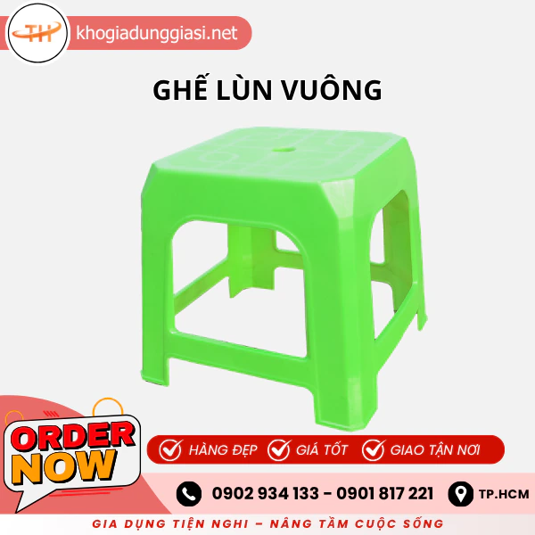 GHẾ LÙN VUÔNG