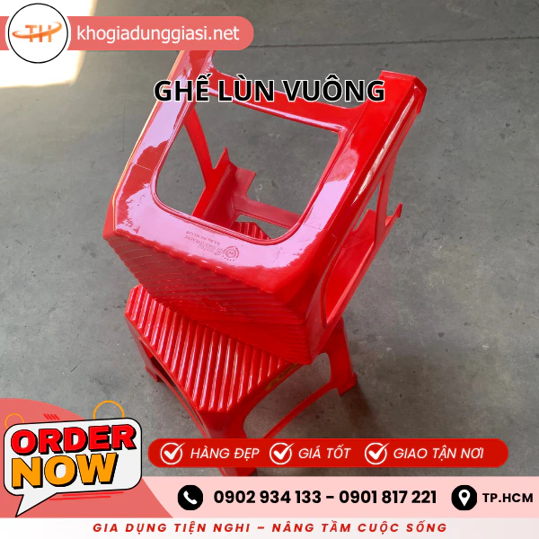 GHẾ LÙN VUÔNG