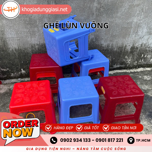 GHẾ LÙN VUÔNG