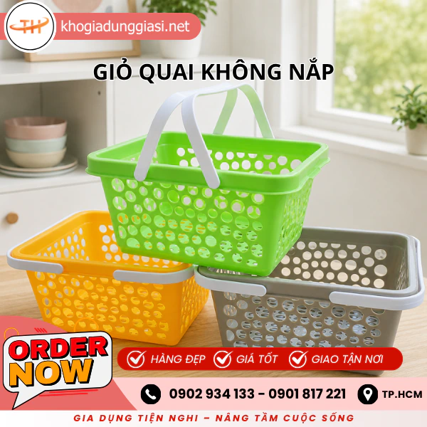 GIỎ QUAI KHÔNG NẮP