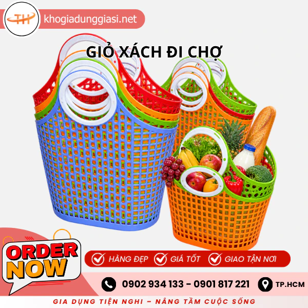 GIỎ XÁCH ĐI CHỢ