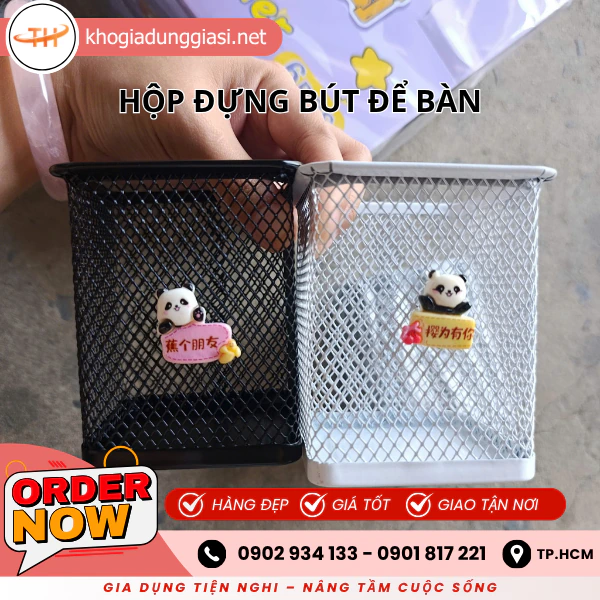 HỘP ĐỰNG BÚT ĐỂ BÀN