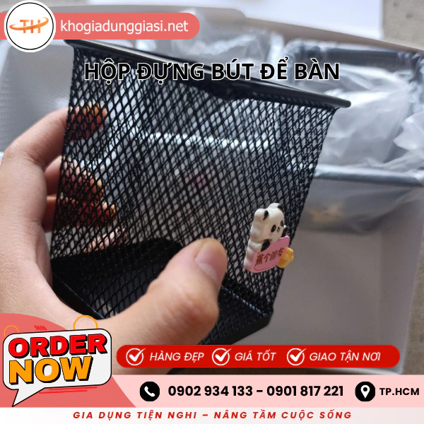 HỘP ĐỰNG BÚT ĐỂ BÀN