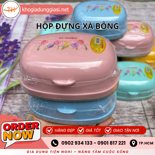 HỘP ĐỰNG XÀ BÔNG