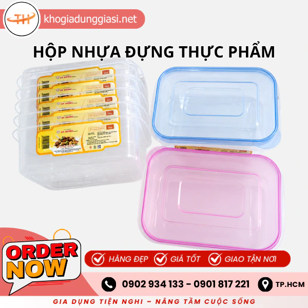 HỘP NHỰA ĐỰNG THỰC PHẨM