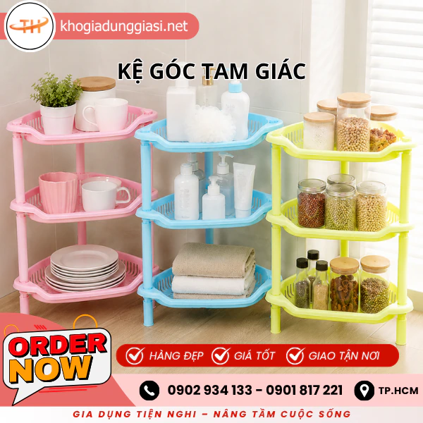 KỆ GÓC TAM GIÁC