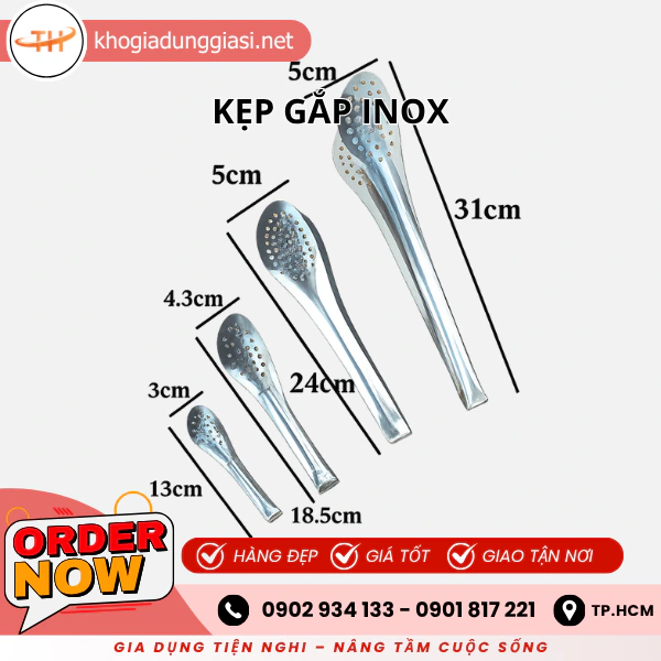 KẸP GẮP INOX