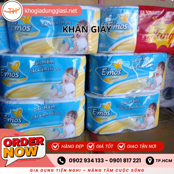 KHĂN GIẤY KHÔ - KHĂN GIẤY ƯỚT