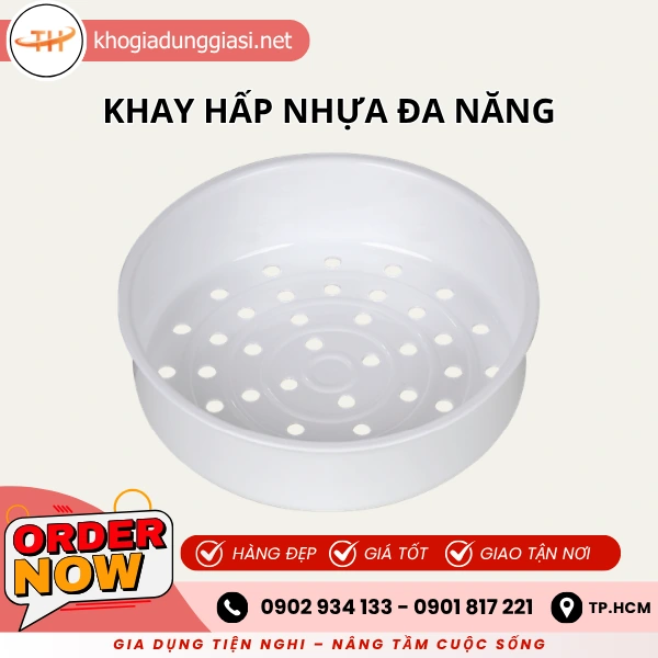 KHAY HẤP NHỰA