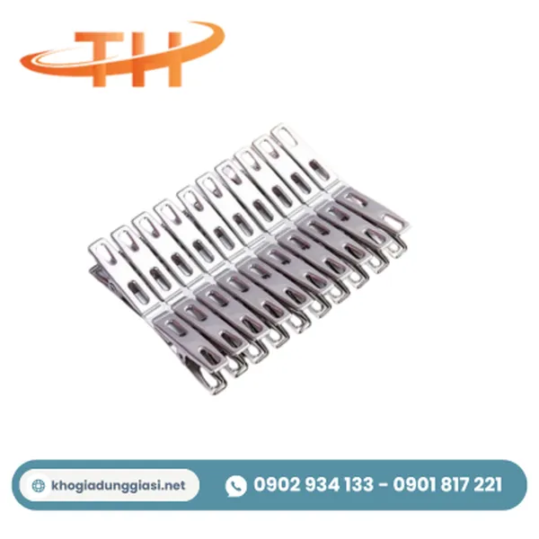 Kẹp quần áo khi phơi đồ (inox)