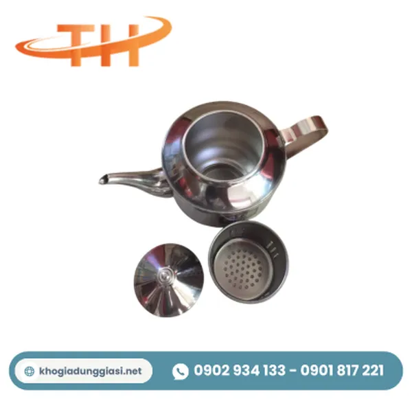 Bình trà bằng inox/ nhôm