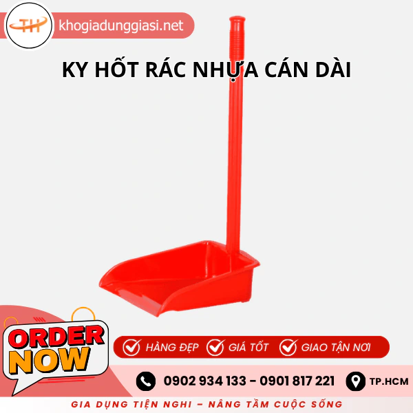 KY HỐT RÁC NHỰA CÁN DÀI