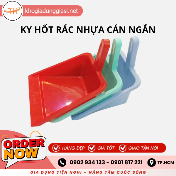 KY HỐT RÁC NHỰA CÁN NGẮN