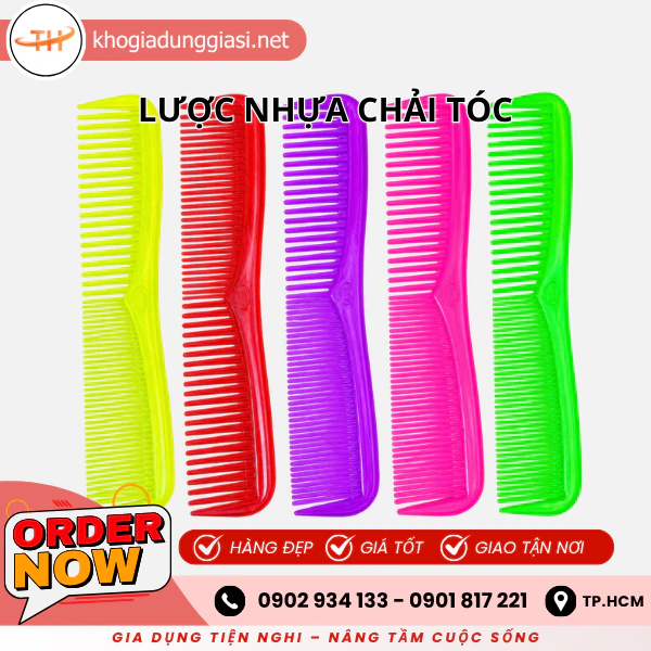 LƯỢC NHỰA CHẢI TÓC