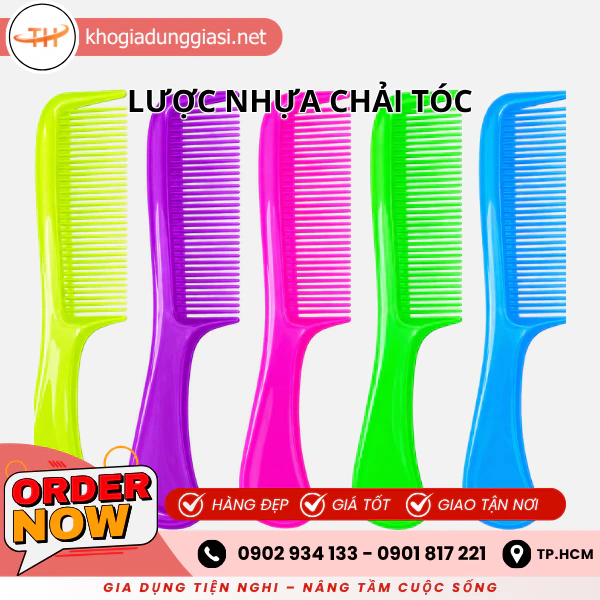 LƯỢC NHỰA CHẢI TÓC