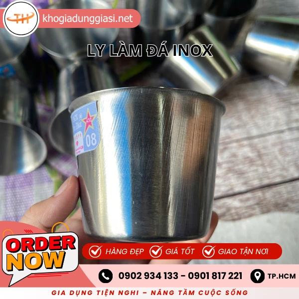 LY LÀM ĐÁ INOX