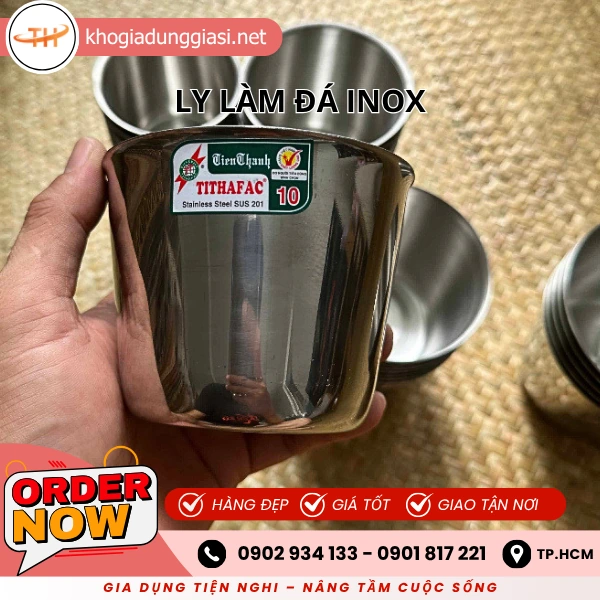 LY LÀM ĐÁ INOX