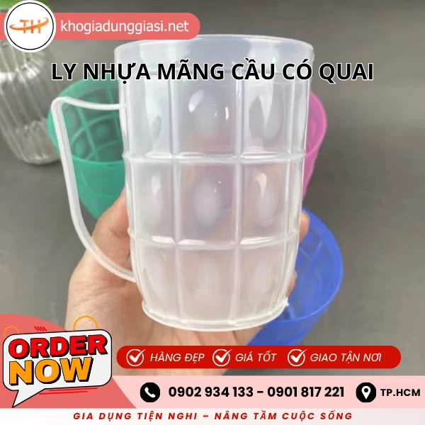 LY NHỰA MÃNG CẦU CÓ QUAI
