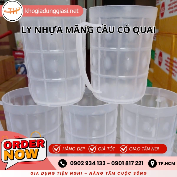 LY NHỰA MÃNG CẦU CÓ QUAI