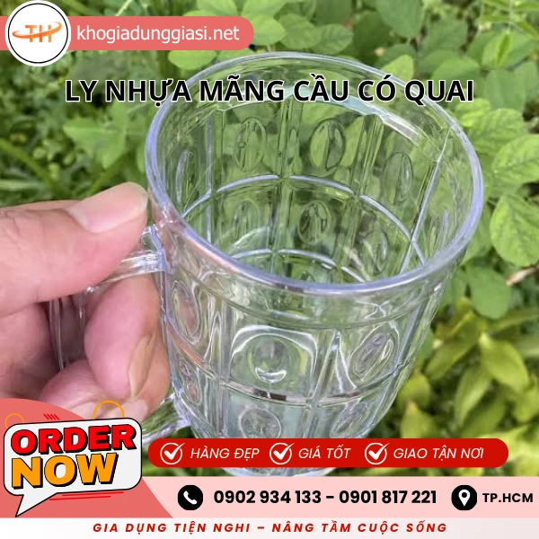 LY NHỰA MÃNG CẦU CÓ QUAI