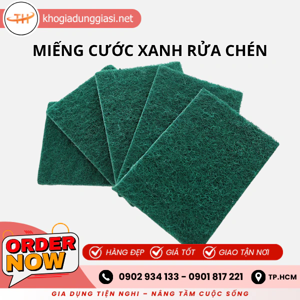 MIẾNG CƯỚC XANH RỬA CHÉN