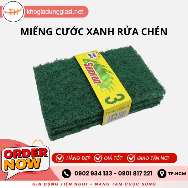MIẾNG CƯỚC XANH RỬA CHÉN