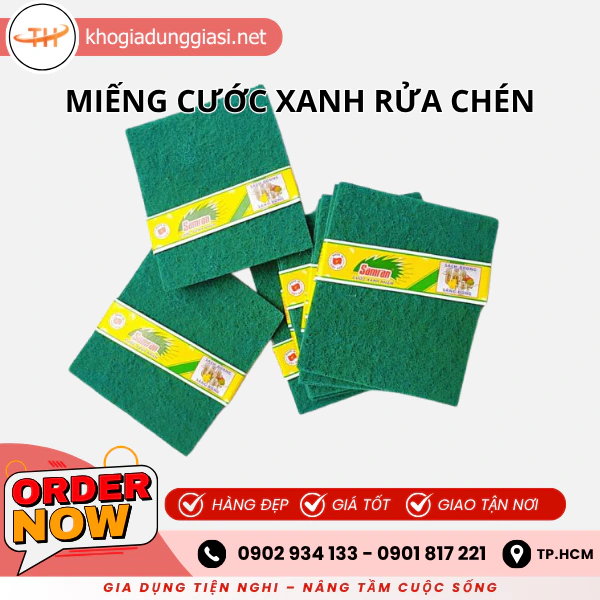 MIẾNG CƯỚC XANH RỬA CHÉN