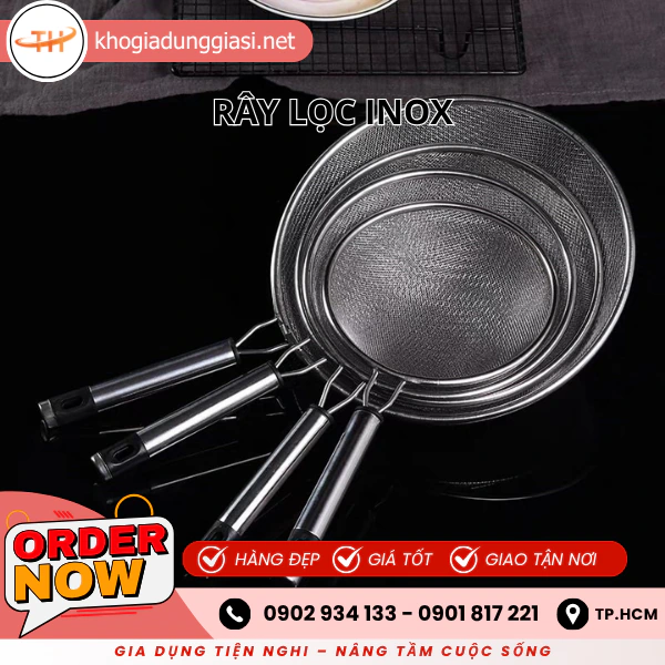RÂY LỌC INOX