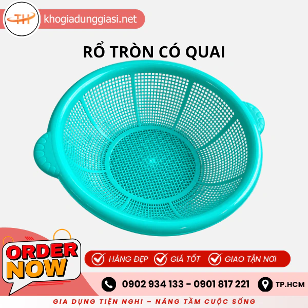 RỔ TRÒN CÓ QUAI