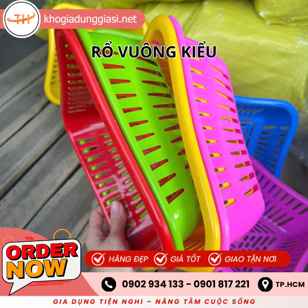 RỔ VUÔNG KIỂU