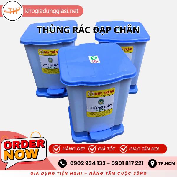THÙNG RÁC ĐẠP CHÂN