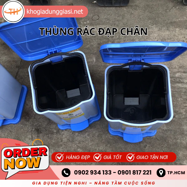 THÙNG RÁC ĐẠP CHÂN