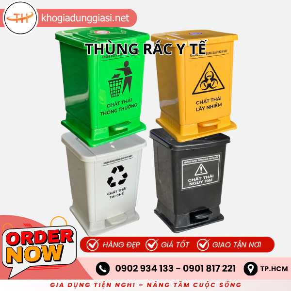 THỦNG RÁC Y TẾ