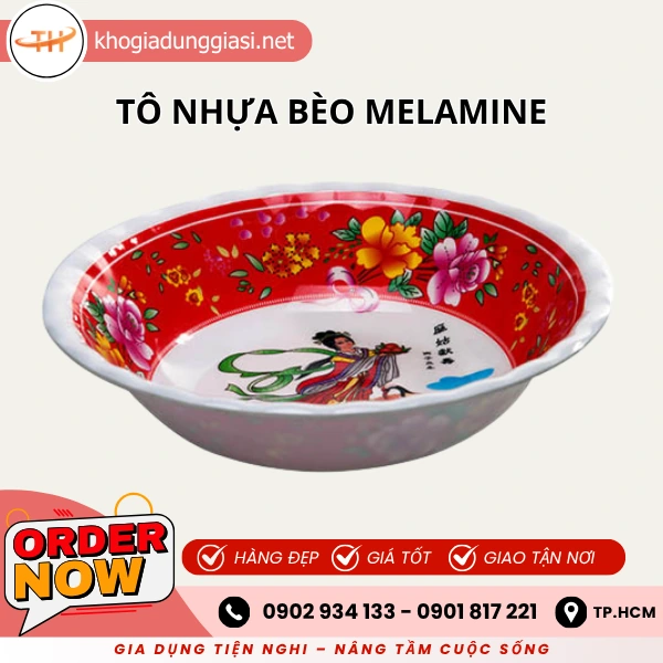 TÔ NHỰA BÈO MELAMINE