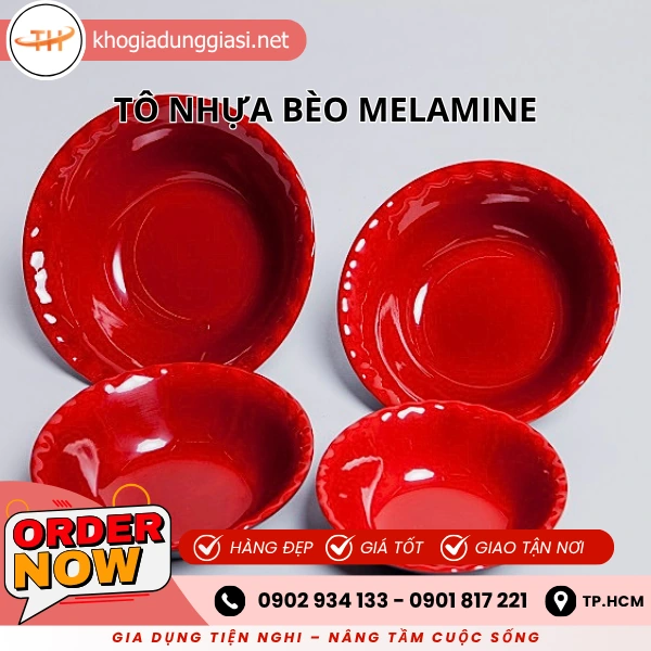 TÔ NHỰA BÈO MELAMINE
