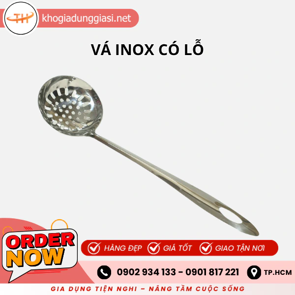 VÁ INOX CÓ LỖ