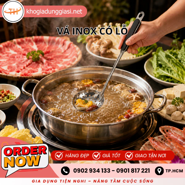 VÁ INOX CÓ LỖ