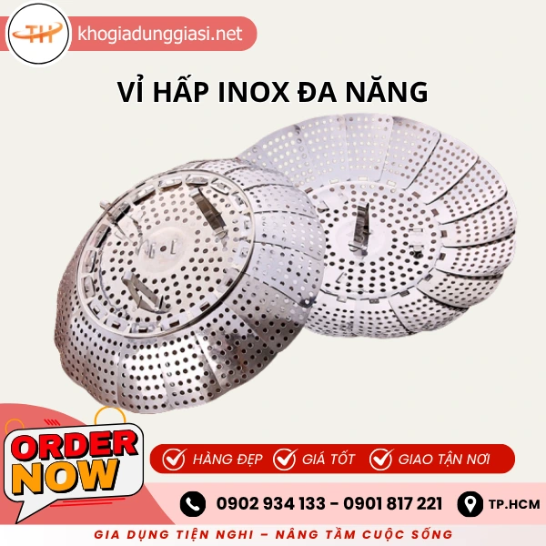 VỈ HẤP INOX ĐA NĂNG