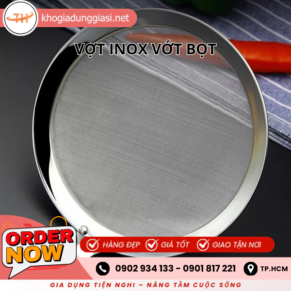 VỢT INOX VỚT BỌT