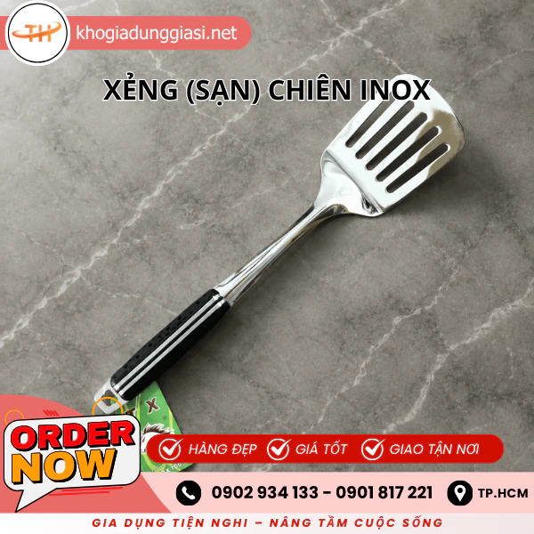 XẺNG CHIÊN INOX