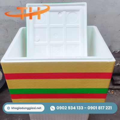 Thùng xốp đựng đá tiện lợi Thùng xốp đựng đá tiện lợi