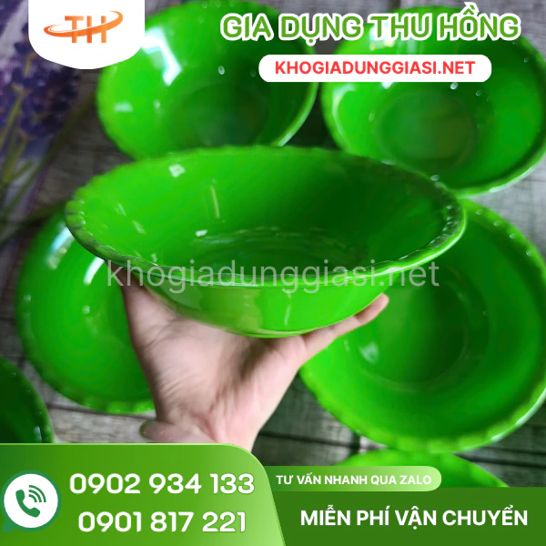 Tô nhựa melamine viền bèo Tô nhựa melamine viền bèo