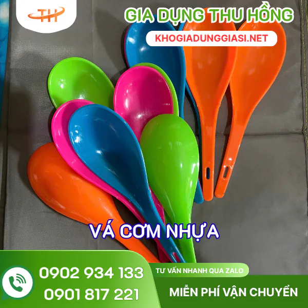 Vá múc cơm nhựa giá rẻ, Vá múc cơm nhựa giá rẻ, chống dính, dùng bền lâu