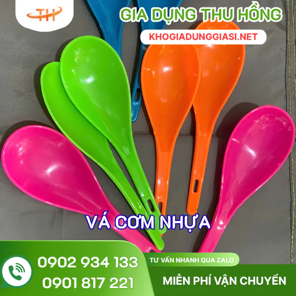 Vá múc cơm nhựa PP Vá múc cơm nhựa PP