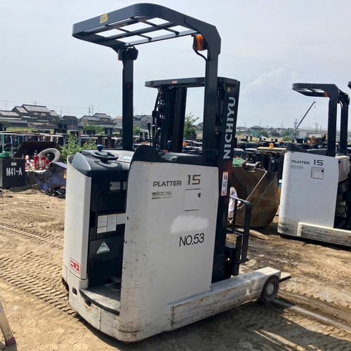 Xe nâng điện đứng lái Nichiyu 1,5 tấn