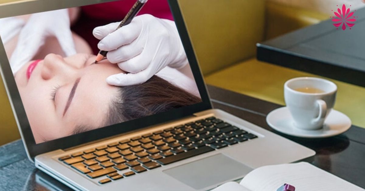 Ưu điểm của học phun chân mày online qua Zoom