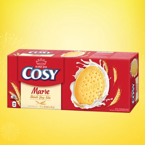 Bánh quy sữa Cosy Marie - Hộp giấy 192g