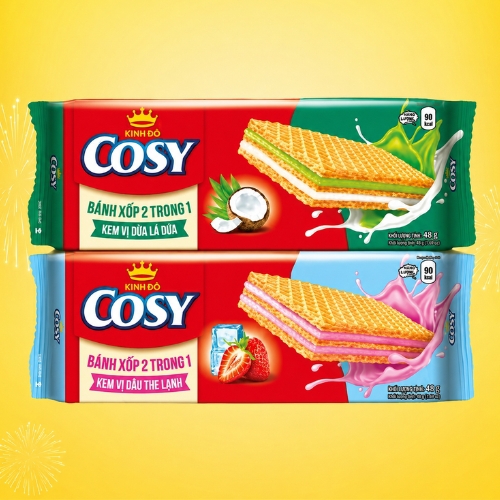 Bánh xốp Cosy 2 trong 1