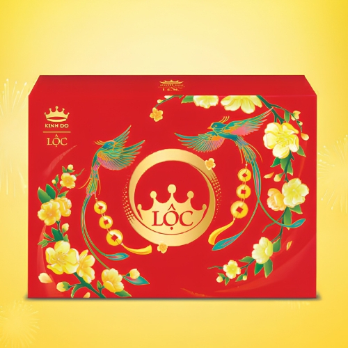 Hộp tết Lộc Phú Quý Đỏ