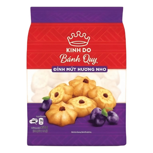 BÁNH QUY MỨT HƯƠNG NHO, HƯƠNG DỪA 405G